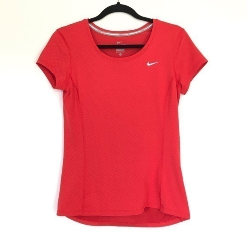 Nike Red Running Dri-Fit Top Womens Size small